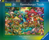 Puzzle Ravensburger Merry Mushroom Village – 1000 dielikov – 70x50 cm 2