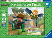 Ravensburger Minecraft Zvieracie dobrodružstvá XXL puzzle s 200 dielikmi pre deti od 8 rokov 1