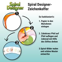 Ravensburger Spiral Designer kreatív súprava pre deti od 6 rokov na kreslenie špirálových obrázkov a mandál 6