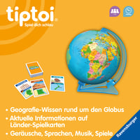 Interaktívny glóbus vedomostí Ravensburger tiptoi 00107 – od 7 rokov, 1 – 4 hráči 5