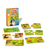 Ravensburger tiptoi 00108 Alle Meine Tierkinder Vzdelávacia spoločenská hra od 2 rokov – Interaktívna náučná hra pre najmenších, darček k narodeninám 2