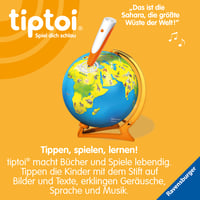 Glob interactiv pentru copii Ravensburger tiptoi 00115 – diametru 23 cm, cu suport rotativ, începând de la 4 ani 5