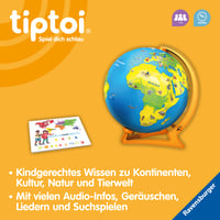 Glob interactiv pentru copii Ravensburger tiptoi 00115 – diametru 23 cm, cu suport rotativ, începând de la 4 ani 6