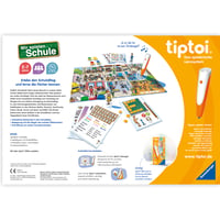 Interaktívna spoločenská hra Ravensburger tiptoi 00123 Hráme sa na školu pre deti od 5 rokov, pre 1-4 hráčov, s celým školským dňom 3
