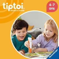 Ravensburger tiptoi Štartovacia sada – Interaktívne pero + Kniha Objavovanie dinosaurov – Francúzska verzia – Elektronická vzdelávacia hra bez obrazovky 4