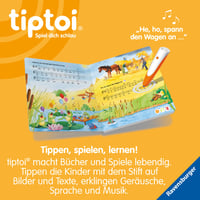 Ravensburger tiptoi Štartovacia sada Plus 00159 Pero a kniha Najkrajšie detské pesničky s nabíjacou stanicou, súprava od 3 rokov 5