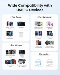 RAVIAD USB-C kábel 2db 1m nylon gyorstöltés iPhone Samsung Huawei szürke 6