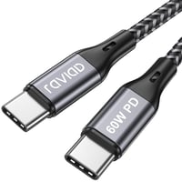 RAVIAD USB-C kábel 2m, 60W gyorstöltés iPhone 15/Pro/Max, MacBook, Samsung 1