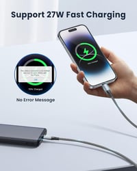 RAVIAD USB-C to Lightning kábel 2m MFi tanúsított gyorstöltéshez iPhone 11/12/13/Pro/Max 2