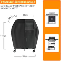 Raweao Enders Chicago 3 Grillvédő Takaró 500D Oxford Vízálló - H110cm(für Chicago 3/3R Turbo) 2