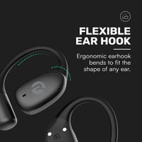 Raycon Essential Open Ear vezeték nélküli fülhallgató, 36 órás akkumulátor - fekete 6
