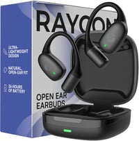 Raycon Essential Open Ear vezeték nélküli fülhallgató, 36 órás akkumulátor - fekete 1