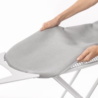 Univerzálny poťah na žehliacu dosku Rayen EasyClip, nastaviteľný, 3-vrstvový, 100% bavlna, 126 x 40 cm, bielo-modrý vzor 2