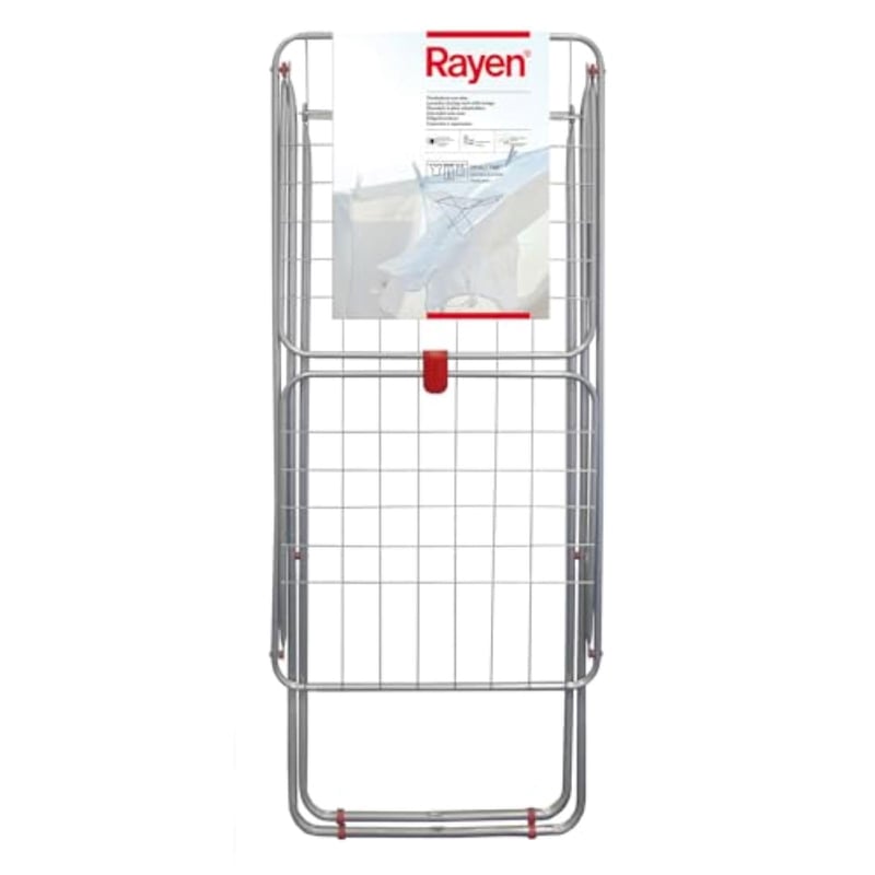 Rayen sušiak na bielizeň s krídlami, 19 m sušiaca plocha, skladací, protišmykový, do interiéru aj exteriéru, 54,5 x 177 x 107,5 cm