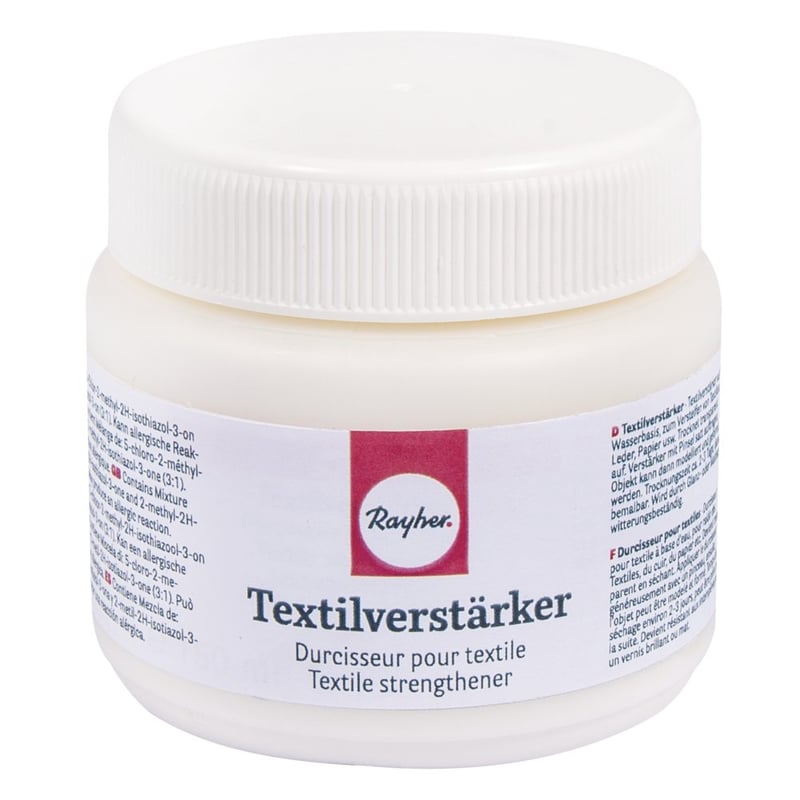 Rayher 34504000 Textilný spevňovač v spreji 150 ml – na ručné práce a textilné dekorácie