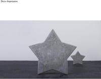Rayher Csillag Öntőforma 21,5 cm Beton Ékszer Gyanta Öntéshez PET Anyag - 21,5 cm ø 3
