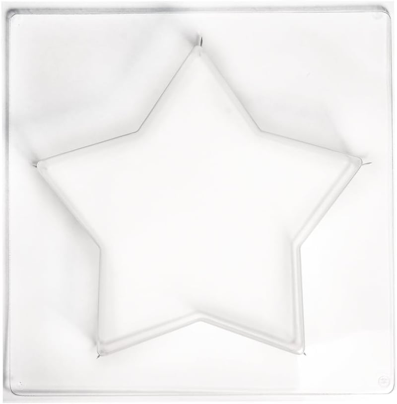 Rayher Csillag Öntőforma 21,5 cm Beton Ékszer Gyanta Öntéshez PET Anyag - 21,5 cm ø