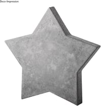 Rayher Csillag Öntőforma 21,5 cm Beton Ékszer Gyanta Öntéshez PET Anyag - 21,5 cm ø 2