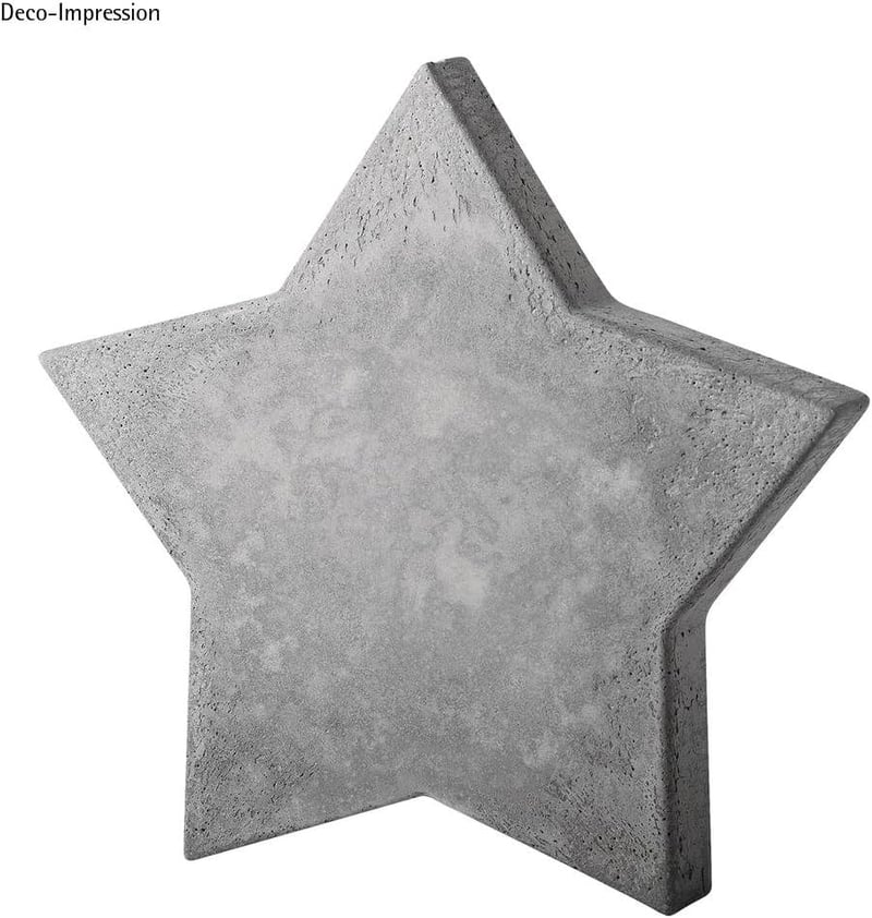 Rayher Csillag Öntőforma 21,5 cm Beton Ékszer Gyanta Öntéshez PET Anyag - 21,5 cm ø