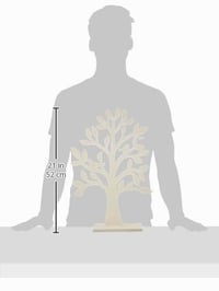 Dekoratívna drevená dekorácia Rayher s vtáčikmi, prírodné drevo, priemer 50 cm, certifikát FSC 3