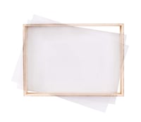 Rayher drevený rám na fotky so stojanom, prírodný, 35x26x4 cm, s dvojitým akrylovým sklom, 3D rám na fotografie, drevo s certifikátom FSC, 62927505 3