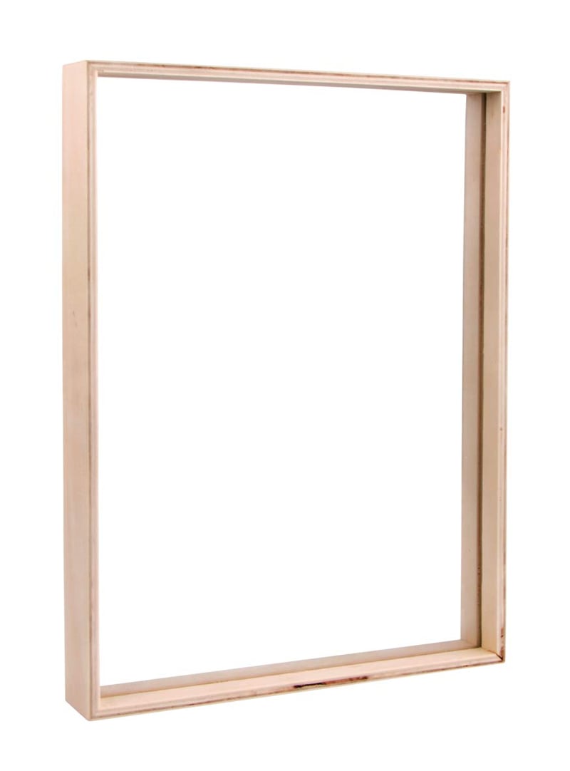 Rayher drevený rám na fotky so stojanom, prírodný, 35x26x4 cm, s dvojitým akrylovým sklom, 3D rám na fotografie, drevo s certifikátom FSC, 62927505