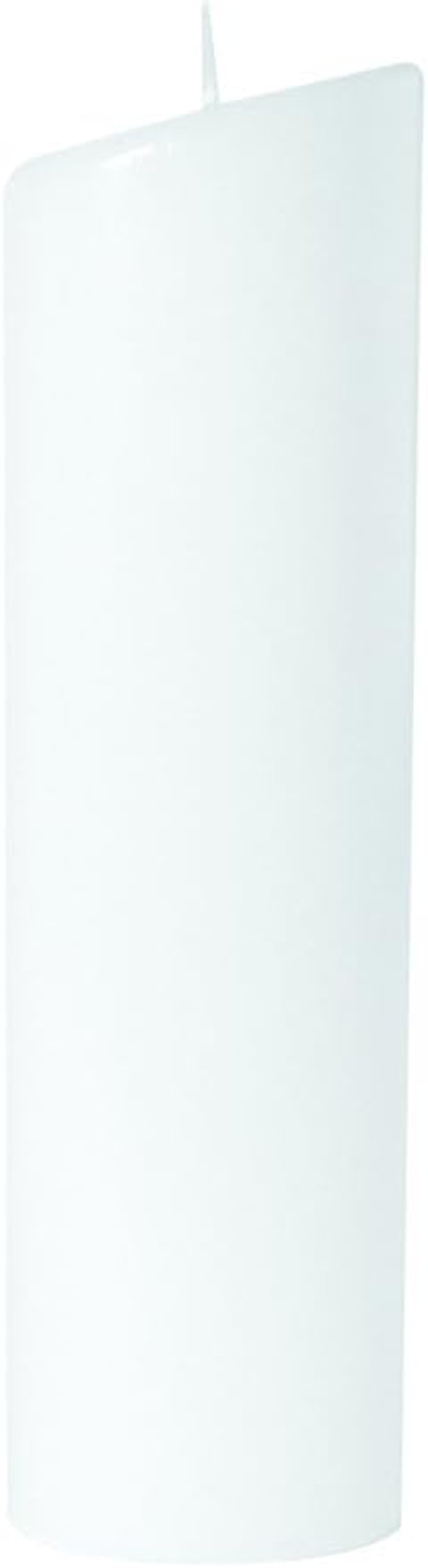 Lumânare din parafină albă Rayher 22x7x4,5 cm pentru decorare - 22,3 x 7 x 4,5 cm, Alb