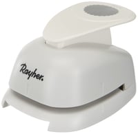 Rayher Hobby bušač motiva, okrugli s ukrašenim rubom, ø 3,16 cm (1 1/4 cola), za papir i karton do 200 g/m², prozirni 1