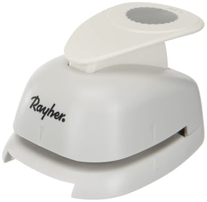 Perforator decorativ Rayher Hobby cu margine profilată, ø 3,16 cm (1 1/4 inch), pentru hârtie și carton de până la 200 g/m²