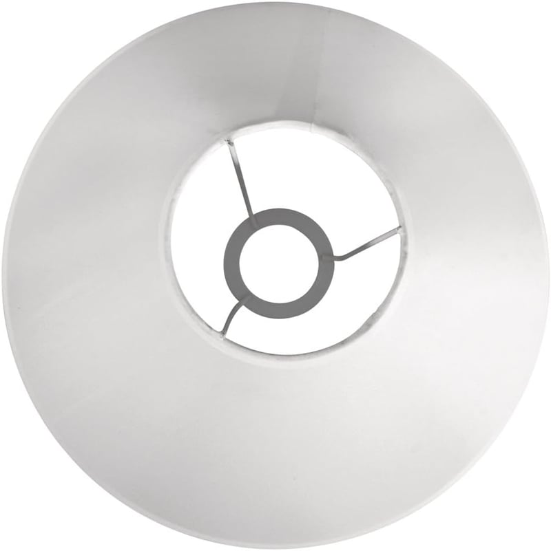Rayher Kúpos Lámpaernyő 19cm E27 Fehér Asztali Álló Lámpa - altezza 16,0 cm, White