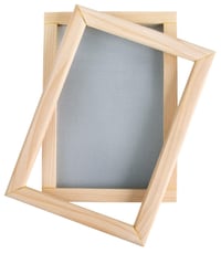 Ramă pentru sită de hârtie Rayher, natur, 30 x 21 cm, potrivită pentru hârtie de până la 25 x 16 cm, pentru fabricarea hârtiei artizanale 1