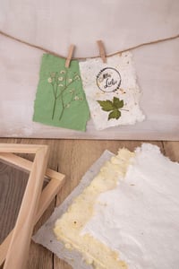 Ramă pentru sită de hârtie Rayher, natur, 30 x 21 cm, potrivită pentru hârtie de până la 25 x 16 cm, pentru fabricarea hârtiei artizanale 5