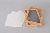 Ramă pentru sită de hârtie Rayher, natur, 30 x 21 cm, potrivită pentru hârtie de până la 25 x 16 cm, pentru fabricarea hârtiei artizanale 3