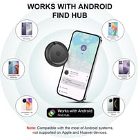 Raykit Android Tracker Tag, inteligentný lokalizačný prívesok kompatibilný s aplikáciou Find Hub, s hlasitosťou 80 dB, vymeniteľnou batériou a odolnosťou voči vode IP67, vhodný na batožinu a ruksaky 2