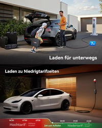 Raylix 11 kW mobil töltődoboz Type 2 kábellel, 7m, 3 fázis, áramszabályozás 3