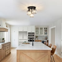 Rayofly Modern Kristály Csillár - 3 Izzós Mennyezeti Lámpa Üveg Burával, Fekete Függőlámpa Nappaliba, Hálószobába, Konyhába, E27 Foglalat 9
