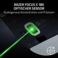 Razer Basilisk V3 X HyperSpeed Ergonomická bezdrôtová herná myš – snímač Focus X 18K, trojitý režim pripojenia, 105-hodinová výdrž batérie, spínače Gen-3 7
