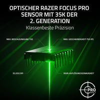 Razer Basilisk V3 Pro 35K vezeték nélküli ergonomikus gaming egér - fekete 6