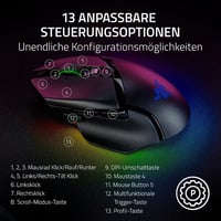 Razer Basilisk V3 Pro 35K vezeték nélküli ergonomikus gaming egér - fekete 8