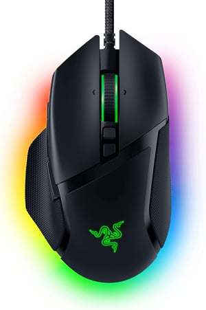 Razer Basilisk V3 Vezetékes Gamer Egér RGB Világítással PC/Mac-hez - black, Basilisk V3