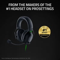 Razer BlackShark V2 X vezetékes e sport fejhallgató Triforce 50 mm hangszóró passzív zajszűréssel 7.1 térhangzás kardioid mikrofon fekete 2