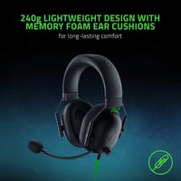 Razer BlackShark V2 X vezetékes e sport fejhallgató Triforce 50 mm hangszóró passzív zajszűréssel 7.1 térhangzás kardioid mikrofon fekete 6