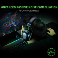 Razer BlackShark V2 X vezetékes e sport fejhallgató Triforce 50 mm hangszóró passzív zajszűréssel 7.1 térhangzás kardioid mikrofon fekete 5
