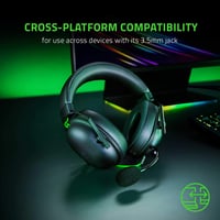 Razer BlackShark V2 X vezetékes e sport fejhallgató Triforce 50 mm hangszóró passzív zajszűréssel 7.1 térhangzás kardioid mikrofon fekete 8