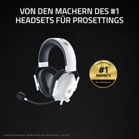 Káblový headset pre e-šport Razer BlackShark V2 X – 50 mm meniče Triforce, priestorový zvuk 7.1, kardioidný mikrofón Hyperclear, pasívne potlačenie hluku, biely 2