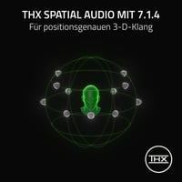 Cască Gaming Wireless Razer BlackShark V3 Pro Xbox S|X Albă - Anulare zgomot ANC, Triforce 50 mm, HyperSpeed 2.4GHz și Bluetooth, Xbox/PC 8