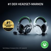Cască Gaming Wireless Razer BlackShark V3 Pro Xbox S|X Albă - Anulare zgomot ANC, Triforce 50 mm, HyperSpeed 2.4GHz și Bluetooth, Xbox/PC 2