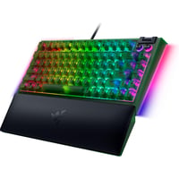 Razer BlackWidow V4 75% Phantom Green Edition vymeniteľná mechanická herná klávesnica s oranžovými taktickými spínačmi, kolieskom na ovládanie médií a americkým rozložením kláves 9