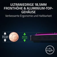 Bezdrôtová herná klávesnica Razer BlackWidow V4 Tenkeyless HyperSpeed Low Profile – oranžové spínače, hot-swap, RGB, HyperSpeed a BT 5