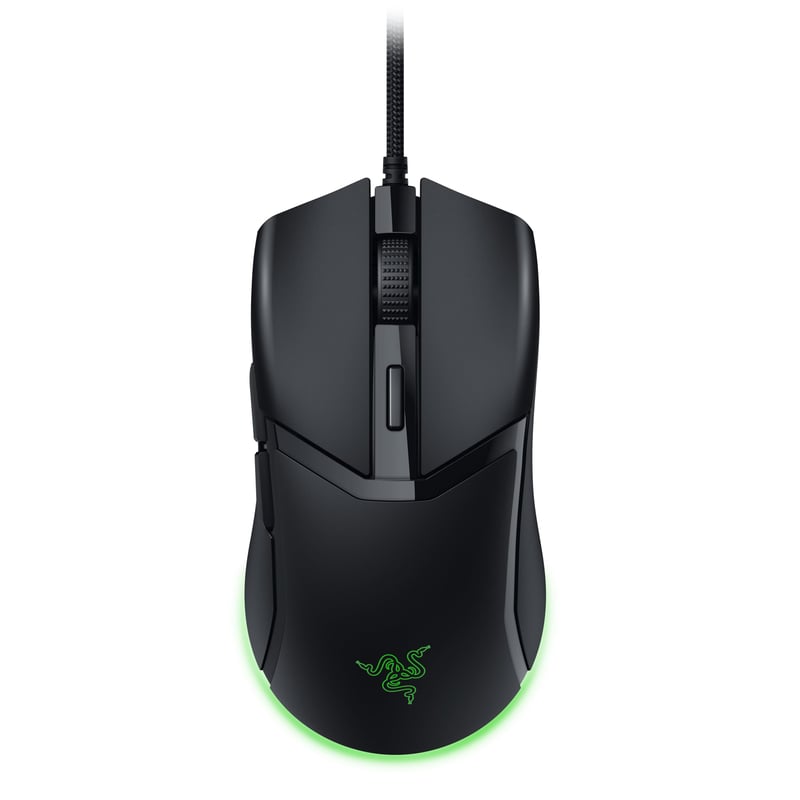 Ľahká káblová herná myš Razer Cobra s osvetlením Chroma RGB, 57 g, optické spínače 3. generácie, spodné podsvietenie, čierna